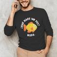 Que Hace Un Pez Nada Spanish Teacher Bilingual Teacher Dual Unisex Long Sleeve T-Shirt, funny gift Que Hace Un Pez Nada Spanish Teacher Bilingual Teacher Dual Unisex Long Sleeve T-Shirt, funny gift