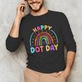Rainbow Happy Dot Day Shirts Teacher Kids September 15th Unisex Long Sleeve T-Shirt, funny gift
