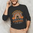 Rainbow I Teach The Cutest Pumpkins Kindergarten Teacher Men Women Unisex Long Sleeve T-Shirt, funny gift Rainbow I Teach The Cutest Pumpkins Kindergarten Teacher Men Women Unisex Long Sleeve T-Shirt, funny gift