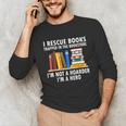 I Rescue Books Trapped In The Bookstore Book Teacher For Men Women Unisex Long Sleeve T-Shirt, funny gift