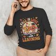 Retro Fall In Love With Learning Pumpkin Leaf Teacher Autumn Unisex Long Sleeve T-Shirt, funny gift Retro Fall In Love With Learning Pumpkin Leaf Teacher Autumn Unisex Long Sleeve T-Shirt, funny gift