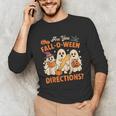 Retro Are You Fall O Ween Directions Ghost Teacher Spooky Unisex Long Sleeve T-Shirt, funny gift Retro Are You Fall O Ween Directions Ghost Teacher Spooky Unisex Long Sleeve T-Shirt, funny gift