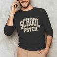 Retro Wildflower School Psych Teacher School Psychologist Unisex Long Sleeve T-Shirt, funny gift Retro Wildflower School Psych Teacher School Psychologist Unisex Long Sleeve T-Shirt, funny gift