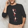 Santa Yoga Poses For Yogi Teacher Christmas Yoga Poses Unisex Long Sleeve T-Shirt, funny gift Santa Yoga Poses For Yogi Teacher Christmas Yoga Poses Unisex Long Sleeve T-Shirt, funny gift
