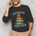 Santa's Favorite Teacher Idea For Christmas Teachers Unisex Long Sleeve T-Shirt, funny gift Santa's Favorite Teacher Idea For Christmas Teachers Unisex Long Sleeve T-Shirt, funny gift