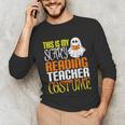 This Is My Scary Reading Teacher Costume Halloween School Unisex Long Sleeve T-Shirt, funny gift