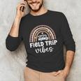School Bus Trip Vibes Students Teachers Students Field Trip Unisex Long Sleeve T-Shirt, funny gift School Bus Trip Vibes Students Teachers Students Field Trip Unisex Long Sleeve T-Shirt, funny gift