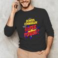 School Counselor Teacher Superhero Superpower Comic Book Unisex Long Sleeve T-Shirt, funny gift