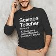 Science Teacher Definition Back To School First Day Unisex Long Sleeve T-Shirt, funny gift