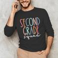 Second Grade Squad 2nd Grade Teacher Women Back To School Unisex Long Sleeve T-Shirt, funny gift