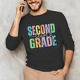 Second Grade Team Heart Teacher Student Back To School Girls Unisex Long Sleeve T-Shirt, funny gift