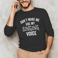 Singing Voice Singer Choir Chorus Music Teacher For Men Women Girls Kids Unisex Long Sleeve T-Shirt, funny gift Singing Voice Singer Choir Chorus Music Teacher For Men Women Girls Kids Unisex Long Sleeve T-Shirt, funny gift