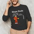 Slope Dude Algebra Geometry Middle School Math Teacher Unisex Long Sleeve T-Shirt, funny gift