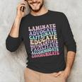 Sped Caffeinate Advocate Laminate Educate Teacher Unisex Long Sleeve T-Shirt, funny gift Sped Caffeinate Advocate Laminate Educate Teacher Unisex Long Sleeve T-Shirt, funny gift