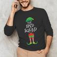 SPED Squad Elf Teacher Matching Christmas Party Pajama Unisex Long Sleeve T-Shirt, funny gift SPED Squad Elf Teacher Matching Christmas Party Pajama Unisex Long Sleeve T-Shirt, funny gift