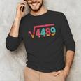 Square Root 4489 Slang Math Teacher Six Seven 6 7 Meme 67 Unisex Long Sleeve T-Shirt, funny gift Square Root 4489 Slang Math Teacher Six Seven 6 7 Meme 67 Unisex Long Sleeve T-Shirt, funny gift