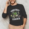 Star Wars Yoda Best Teacher Icons Unisex Long Sleeve T-Shirt, funny gift
