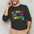 Star Of The Week Cheerful Recognition Student Teachers Class Men Women Kids Unisex Long Sleeve T-Shirt, funny gift Star Of The Week Cheerful Recognition Student Teachers Class Men Women Kids Unisex Long Sleeve T-Shirt, funny gift