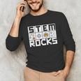 STEM Rocks Science Technology Engineering Math STEM Teacher Unisex Long Sleeve T-Shirt, funny gift