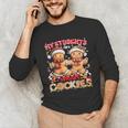 My Student Are Smart Cookies Pjs Christmas Xmas Teacher Unisex Long Sleeve T-Shirt, funny gift