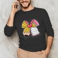 Student Teacher Coquette Bow Pencil Back To School First Day Unisex Long Sleeve T-Shirt, funny gift Student Teacher Coquette Bow Pencil Back To School First Day Unisex Long Sleeve T-Shirt, funny gift