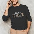 Substitute Teacher Supplies For Teachers Leopard For Men Women Unisex Long Sleeve T-Shirt, funny gift Substitute Teacher Supplies For Teachers Leopard For Men Women Unisex Long Sleeve T-Shirt, funny gift