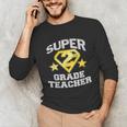 Super 2nd Grade Teacher Hero Unisex Long Sleeve T-Shirt, funny gift Super 2nd Grade Teacher Hero Unisex Long Sleeve T-Shirt, funny gift