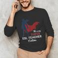This Is My Super ESL Teacher Costume Lazy Halloween Unisex Long Sleeve T-Shirt, funny gift This Is My Super ESL Teacher Costume Lazy Halloween Unisex Long Sleeve T-Shirt, funny gift