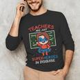Super Hero Teacher Superheroes In Disguise Unisex Long Sleeve T-Shirt, funny gift