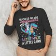 T Rex Dinosaur Unicorn Teachers Are Like Unicornasaurus Rex Unisex Long Sleeve T-Shirt, funny gift T Rex Dinosaur Unicorn Teachers Are Like Unicornasaurus Rex Unisex Long Sleeve T-Shirt, funny gift