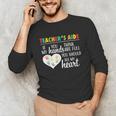 Teacher Aide Appreciation Cute Heart Tee For Women Unisex Long Sleeve T-Shirt, funny gift