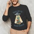 Teacher Alien Books UFO Reading Take Me To Your Reader Unisex Long Sleeve T-Shirt, funny gift Teacher Alien Books UFO Reading Take Me To Your Reader Unisex Long Sleeve T-Shirt, funny gift