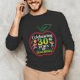 Teacher Celebrating 30 Years Of Teaching Students School Unisex Long Sleeve T-Shirt, funny gift