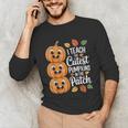 Teacher Halloween Tshirts I Teach The Cutest Pumpkins Unisex Long Sleeve T-Shirt, funny gift