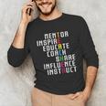 Teacher Inspirational Educator Favorite School Teacher Men Women Girls Kids Unisex Long Sleeve T-Shirt, funny gift