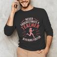 Teacher Who Runs Half Marathon Runner Running Lover Graphic Unisex Long Sleeve T-Shirt, funny gift Teacher Who Runs Half Marathon Runner Running Lover Graphic Unisex Long Sleeve T-Shirt, funny gift