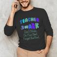 Teacher Shark Don't Stress Do Your Best Forget The Rest Unisex Long Sleeve T-Shirt, funny gift