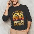 Teacher Shirt All Teachers Love Brains Halloween Men Women Unisex Long Sleeve T-Shirt, funny gift