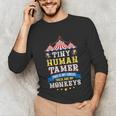 Teacher Tiny Human Tamer This My Circus These Are My Monkeys Unisex Long Sleeve T-Shirt, funny gift Teacher Tiny Human Tamer This My Circus These Are My Monkeys Unisex Long Sleeve T-Shirt, funny gift
