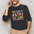 Teacher Of Tiny Superheroes Teach 100th Day Of School Unisex Long Sleeve T-Shirt, funny gift Teacher Of Tiny Superheroes Teach 100th Day Of School Unisex Long Sleeve T-Shirt, funny gift
