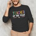 Teacher Of The Year Party Teacher Appreciation Unisex Long Sleeve T-Shirt, funny gift