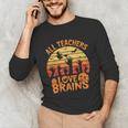 All Teachers Love Brains Teachers Halloween Teacher Unisex Long Sleeve T-Shirt, funny gift