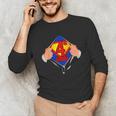 Teachers Are Superheroes 4th Grade Super Teacher Staff Men Women Unisex Long Sleeve T-Shirt, funny gift