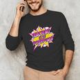 Teaching Is My Superpower Retro Comic Super Teacher Unisex Long Sleeve T-Shirt, funny gift