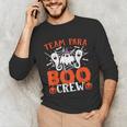 Team Para Boo Crew Halloween Ghost Paraprofessional Teacher Unisex Long Sleeve T-Shirt, funny gift