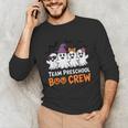 Team Preschool Boo Crew Halloween Teacher Student Costume Unisex Long Sleeve T-Shirt, funny gift