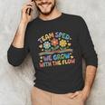 Team SPED We Grow With The Flow Special Ed Teacher Unisex Long Sleeve T-Shirt, funny gift