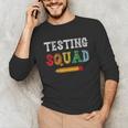 Testing Squad Costume Test Day Teacher Student School Unisex Long Sleeve T-Shirt, funny gift Testing Squad Costume Test Day Teacher Student School Unisex Long Sleeve T-Shirt, funny gift