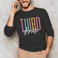 Third Grade Girls Boys Teacher Team 3rd Grade Squad Unisex Long Sleeve T-Shirt, funny gift Third Grade Girls Boys Teacher Team 3rd Grade Squad Unisex Long Sleeve T-Shirt, funny gift
