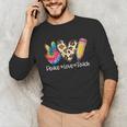 Tie Dye Hippie Peace Love Teach Teacher Appreciation Unisex Long Sleeve T-Shirt, funny gift Tie Dye Hippie Peace Love Teach Teacher Appreciation Unisex Long Sleeve T-Shirt, funny gift